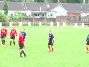 Larkhall Thistle v Greenock , Second half action