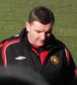 Larkhall Thistle coach Tam McLaughlin