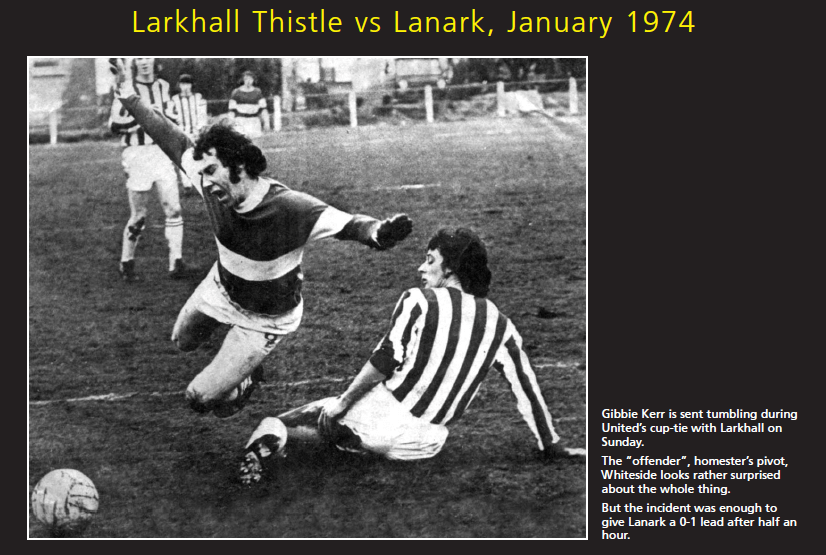 Larkhall Thistle v Lanark 1974